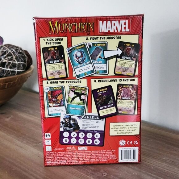 Marvel Munchkin Card Game β Red Edition | NWT Strategy Fun for 3β6 Players - Picture 5 of 11